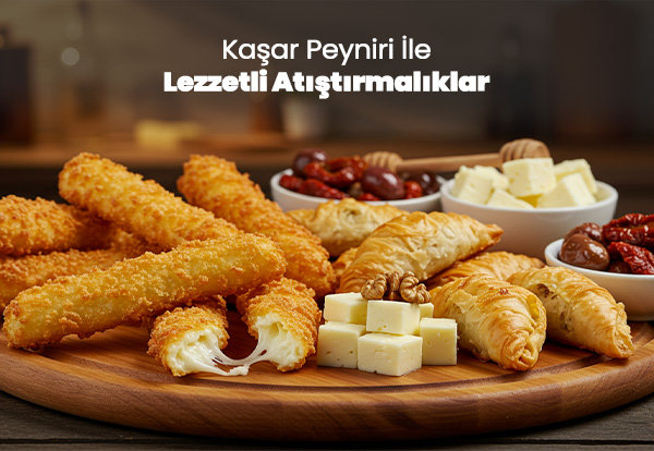 Kaşar Peyniri ile Lezzetli Atıştırmalıklar